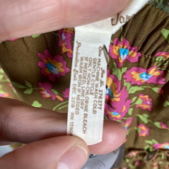 MATILDA JANE On A Whim Floral Cross Back Top Large Brown - Picture 5 of 8